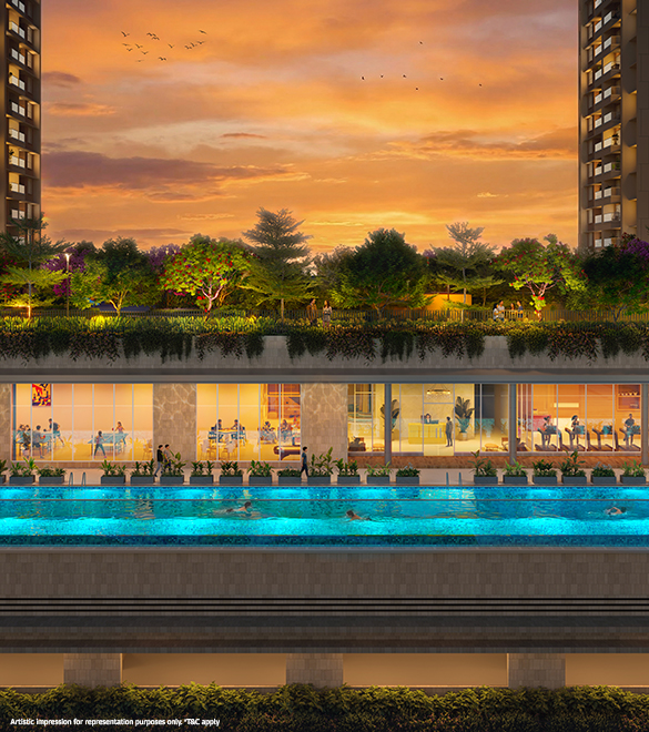 Olympic-length Swimming Pool